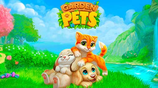 Garden Pets: Match-3 Dogs & Cats Home Decorate 1.34 Apk + Mod