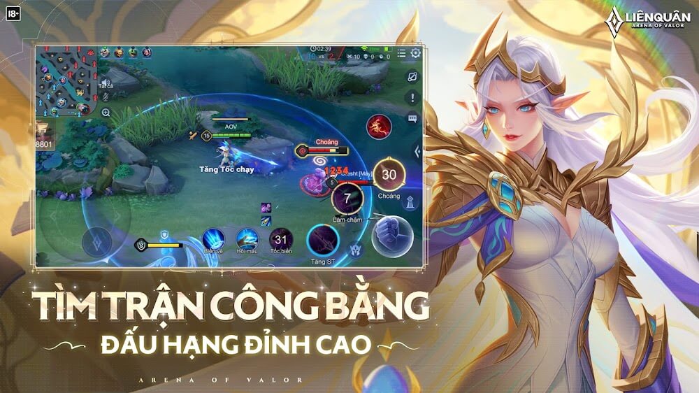 Garena Liên Quân Mobile v1.55.1.2 MOD APK (MapHack, Drone View, 60FPS, AntiBan)