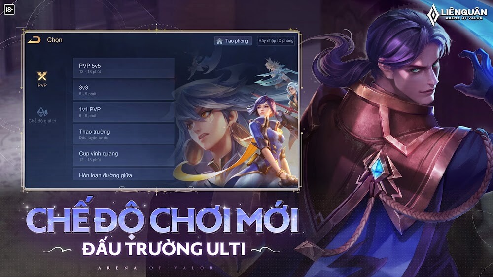 Garena Liên Quân Mobile v1.55.1.2 MOD APK (MapHack, Drone View, 60FPS, AntiBan)