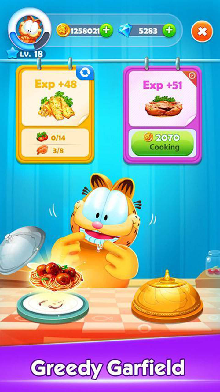 Garfield Rush MOD APK 6.2.0 (Unlimited Money)