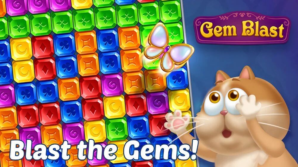 Gem Blast: Magic Match Puzzle v24.0806.00 MOD APK (Free Shopping)