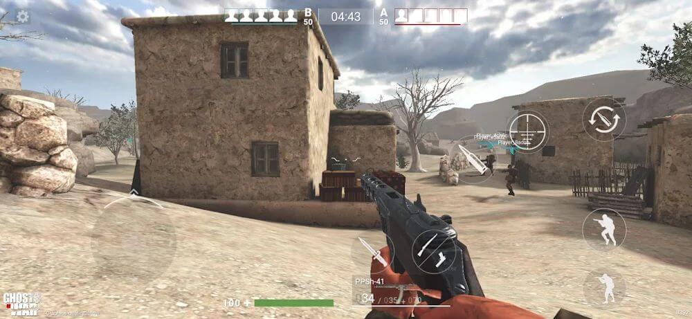 Ghosts of War v0.2.18 MOD APK + OBB (Menu/Ammo, God Mode, Wall hack)