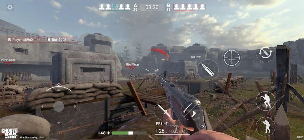 Ghosts of War v0.2.18 MOD APK + OBB (Menu/Ammo, God Mode, Wall hack)