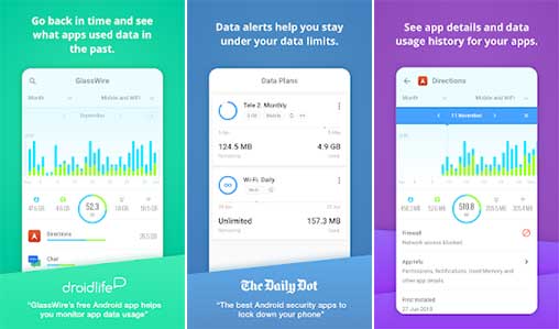 GlassWire Data Usage Monitor 3.0.354r [Unlocked] Apk Android