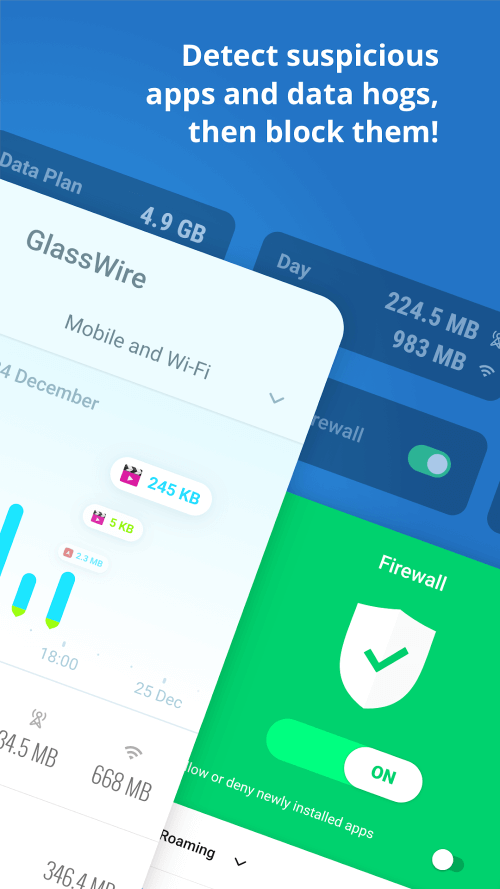 GlassWire Data Usage Monitor v3.0.388r MOD APK (Premium Unlocked)