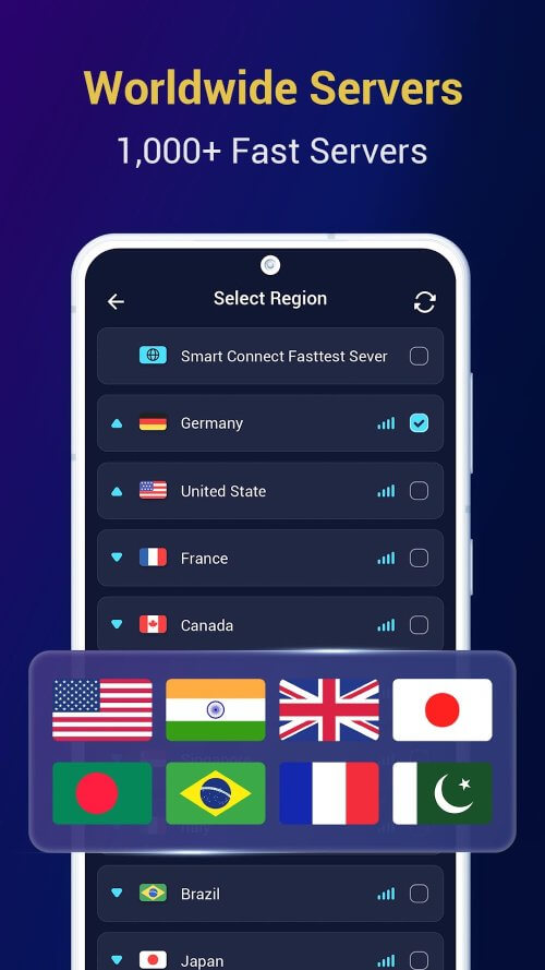 Global VPN v3.3.71 MOD APK (Premium Unlocked)