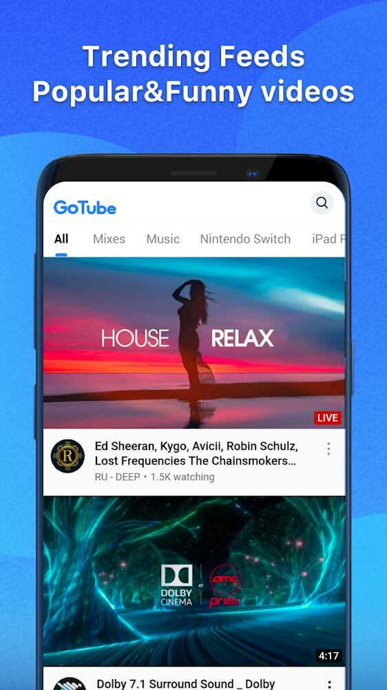 GoTube v4.5.60.004 MOD APK (Premium, Graphics, Color)