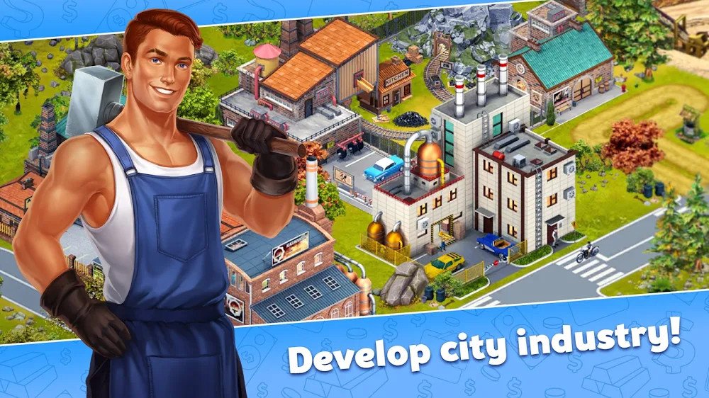 Golden Valley: City Build Sim v18.5.5 MOD APK + OBB (Free Rewards)