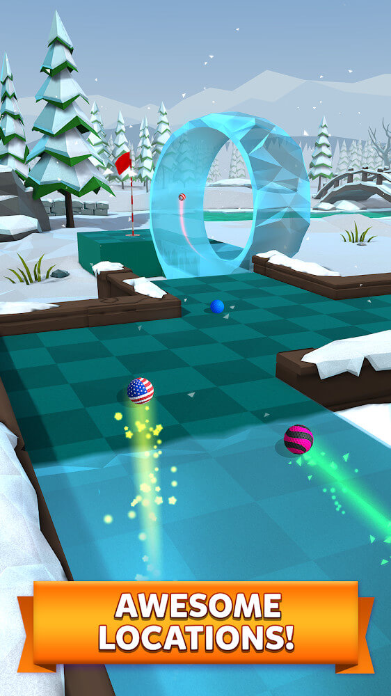 Golf Battle v2.6.1 MOD APK (Freeze Bots, Unlocked All)