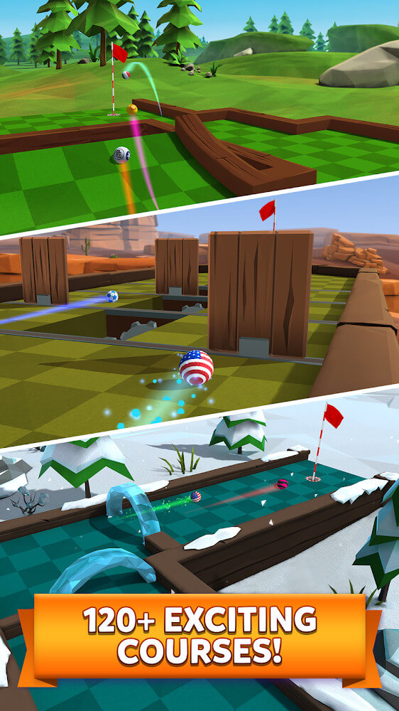 Golf Battle v2.6.1 MOD APK (Freeze Bots, Unlocked All)