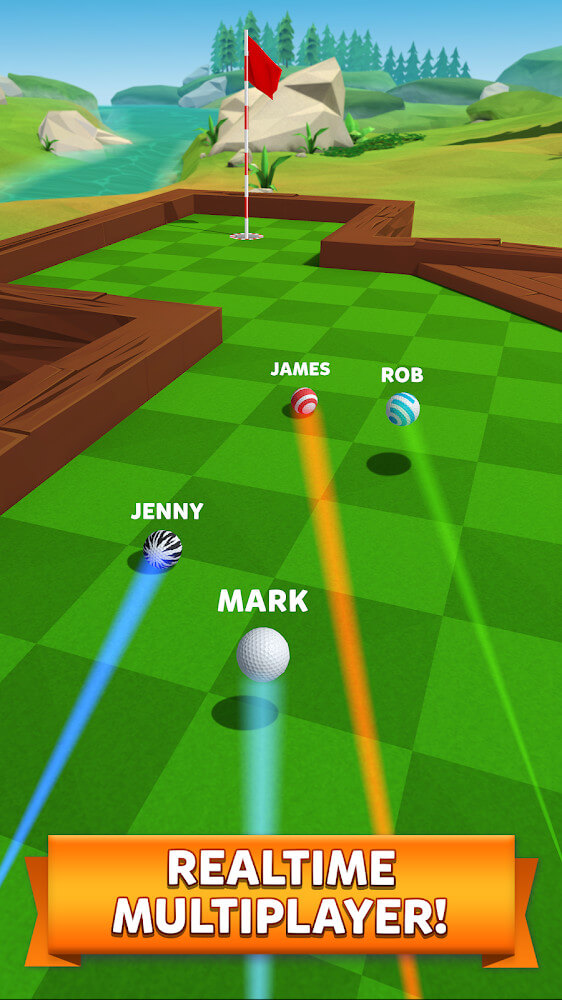 Golf Battle v2.6.1 MOD APK (Freeze Bots, Unlocked All)