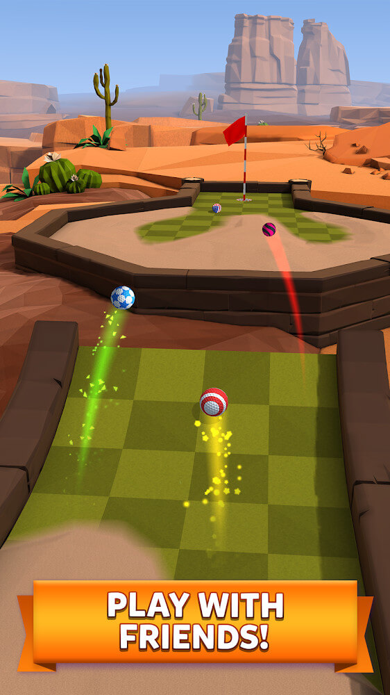 Golf Battle v2.6.1 MOD APK (Freeze Bots, Unlocked All)