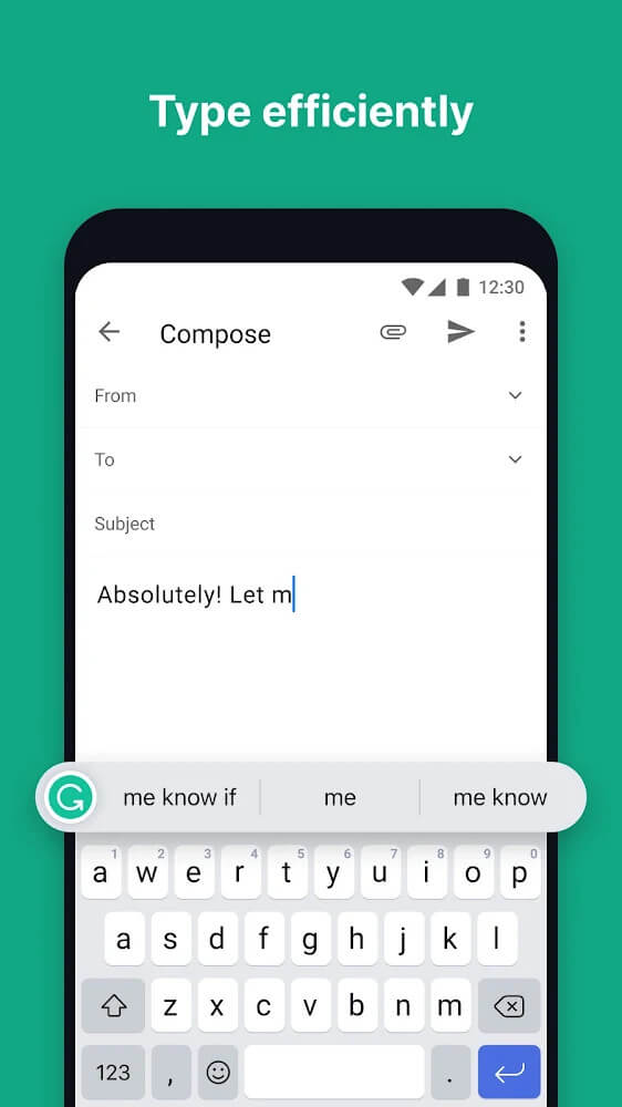 Grammarly Keyboard v2.45.40516 MOD APK (Premium Unlocked)