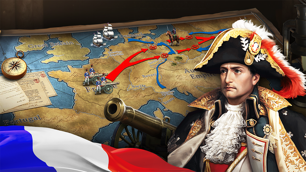Grand War: Napoleon v6.4.3 MOD APK + OBB (Unlimited Money/Medals)