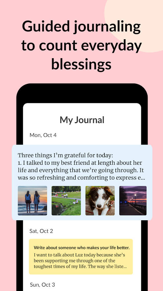 Gratitude: Daily Journal v6.3.3 MOD APK (Pro Unlocked)