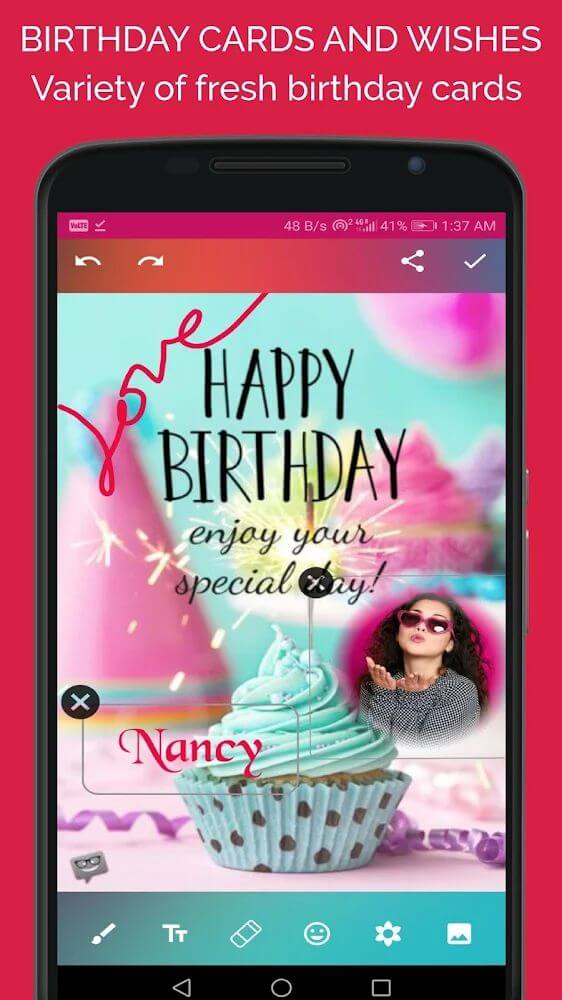 Greeting Photo Editor v4.7.7 APK (Paid)