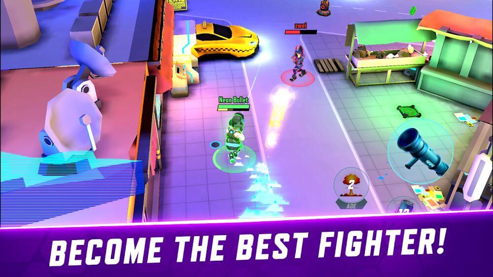 Gridpunk Battle Royale v1.2.01 MOD APK (Drone View, Unlimited MP)