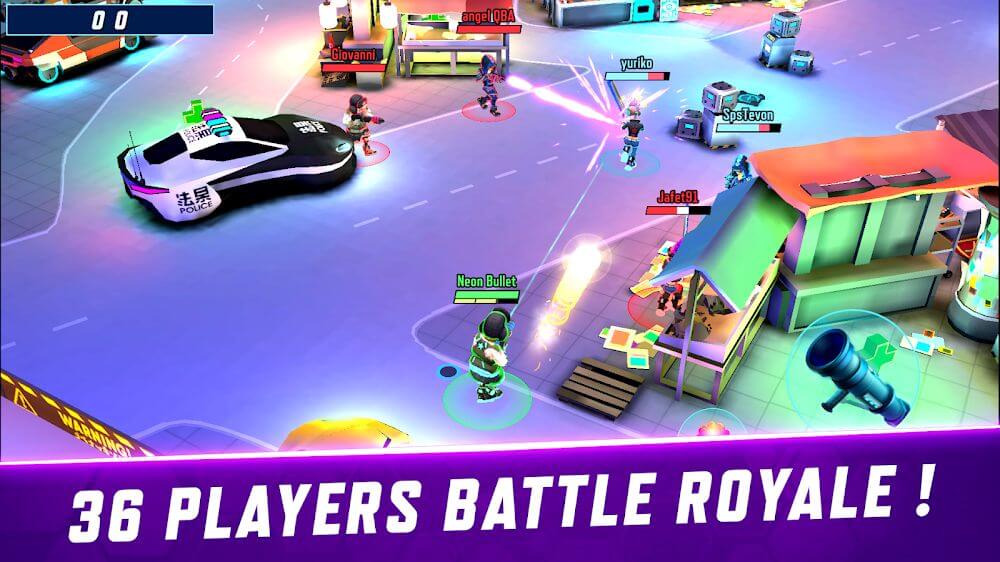 Gridpunk Battle Royale v1.2.01 MOD APK (Drone View, Unlimited MP)