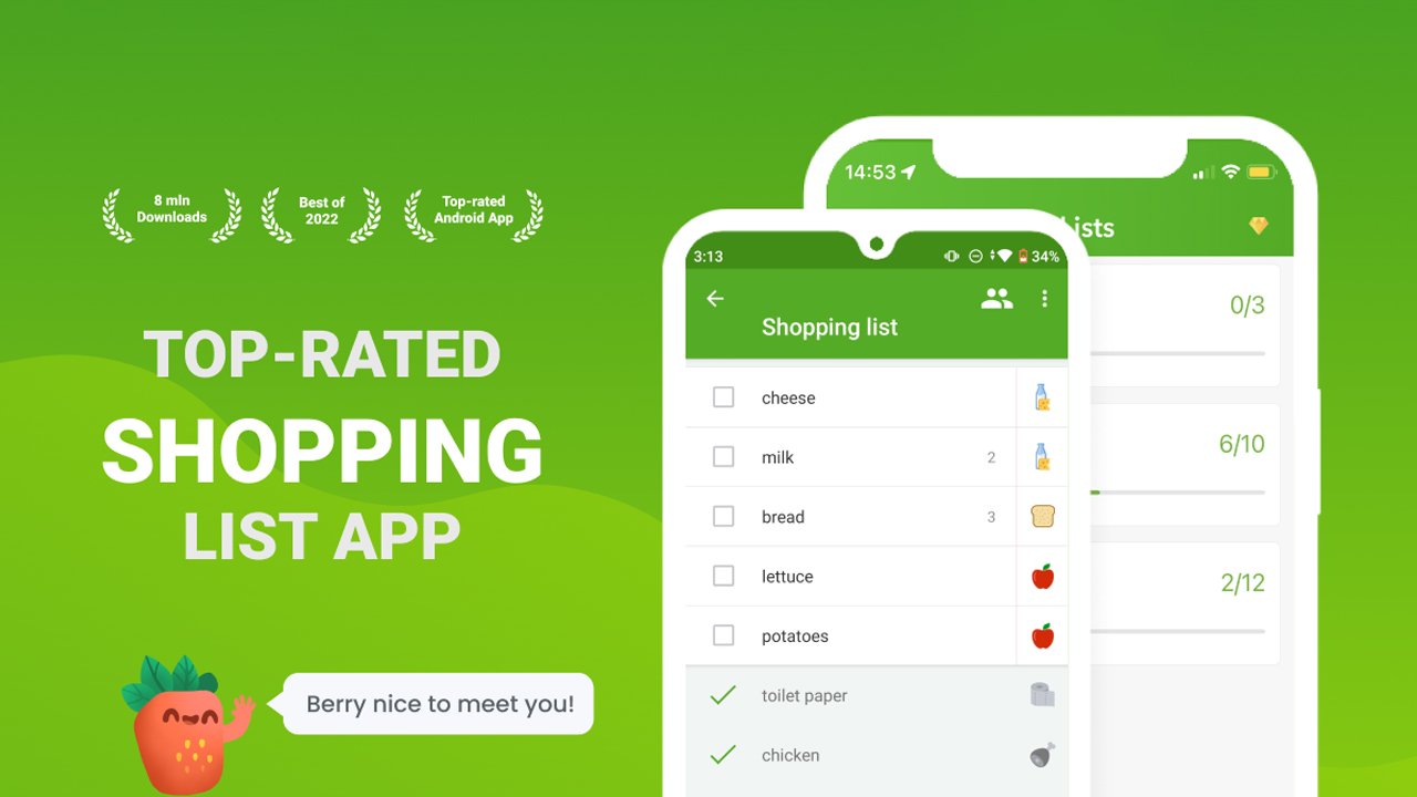 Grocery Shopping List Listonic MOD APK 8.9.1 (Premium Unlocked)