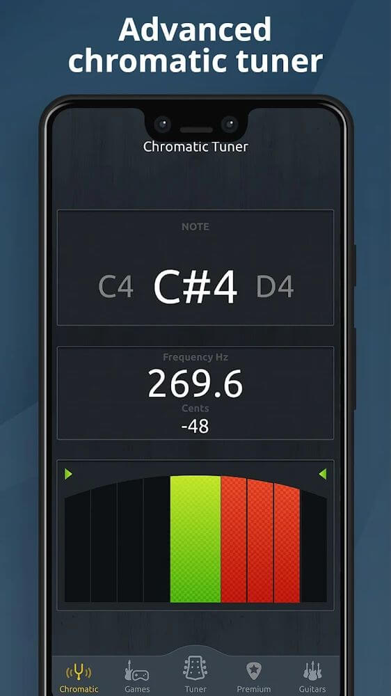 Guitar Tuner v3.3.1 APK + MOD (Premium Unlocked)