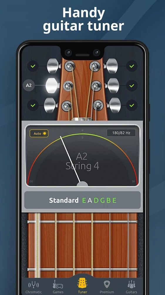 Guitar Tuner v3.3.1 APK + MOD (Premium Unlocked)