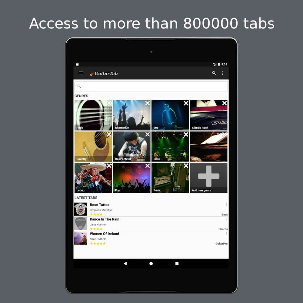 GuitarTab v3.9.8 MOD APK (Premium Unlocked)