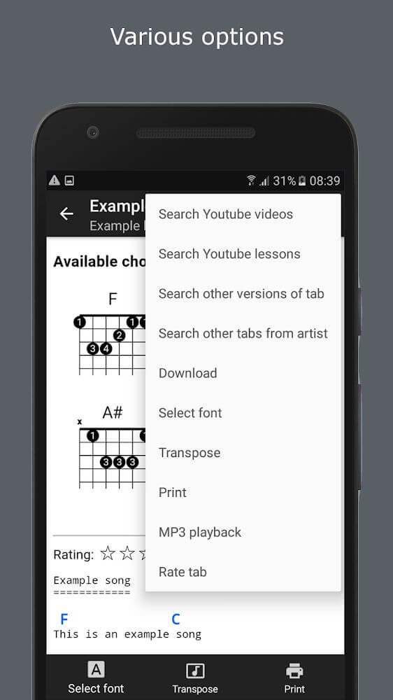 GuitarTab v3.9.8 MOD APK (Premium Unlocked)