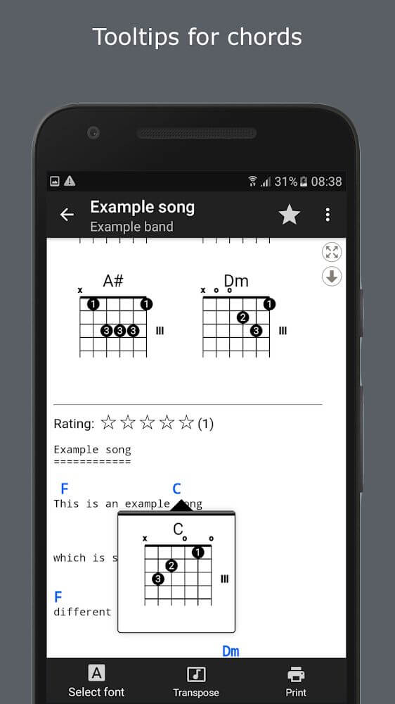 GuitarTab v3.9.8 MOD APK (Premium Unlocked)