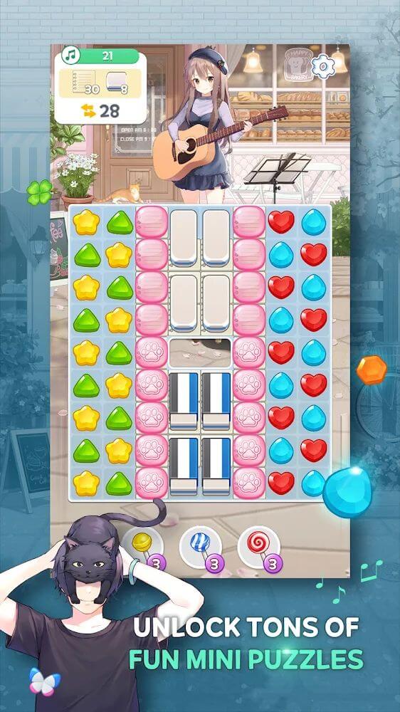 Guitargirl Match3 v1.1.15 MOD APK (Unlimited Moves)