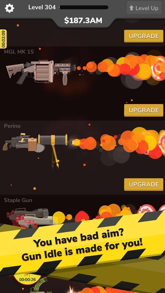 Gun Idle v1.22 MOD APK (Unlimited Money, VIP)