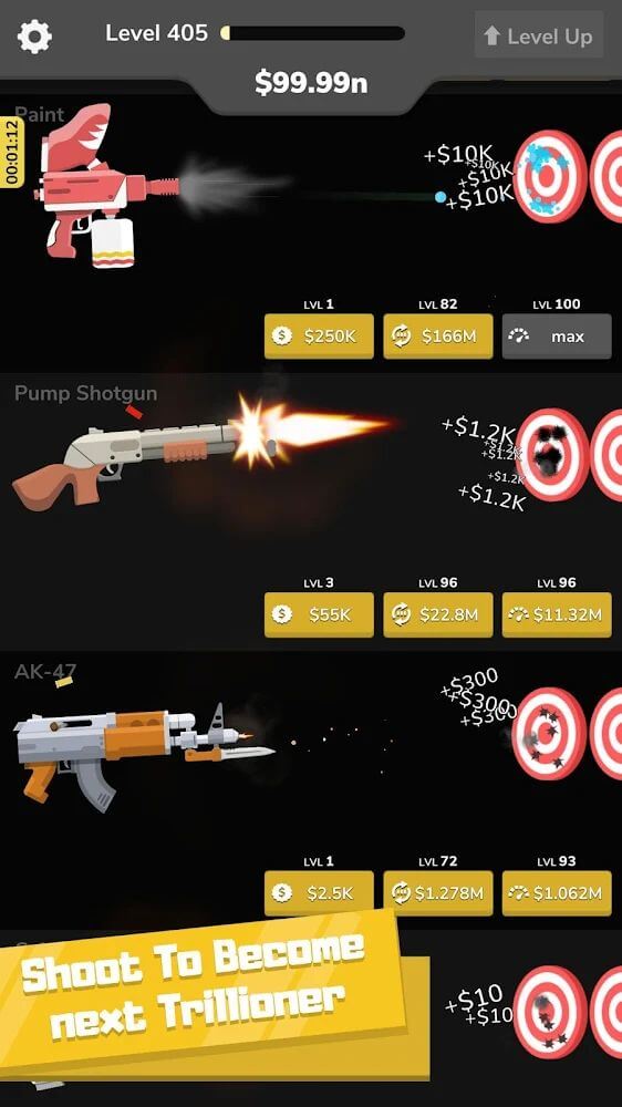 Gun Idle v1.22 MOD APK (Unlimited Money, VIP)