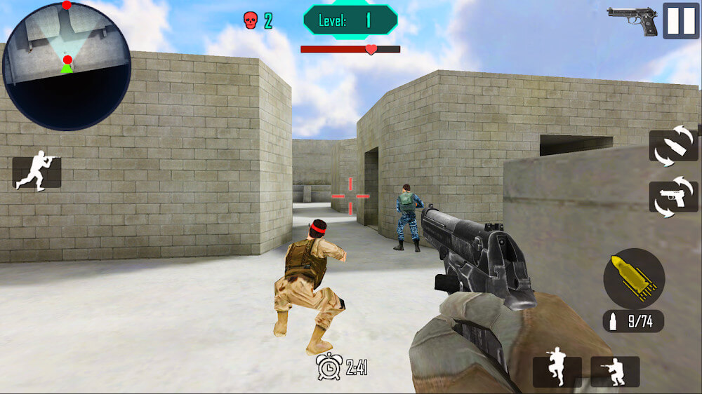 Gun Shoot War v11.29 MOD APK (One Hit/God Mode)