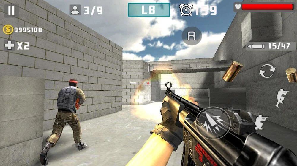 Gun Shot Fire War v2.0.7 MOD APK (God Mode, Money)