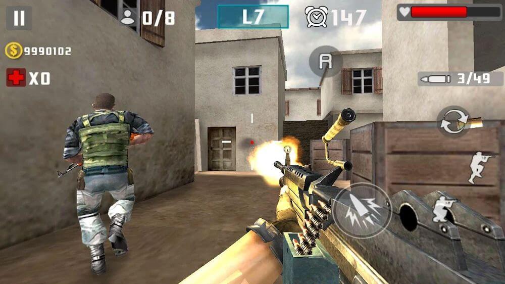 Gun Shot Fire War v2.0.7 MOD APK (God Mode, Money)