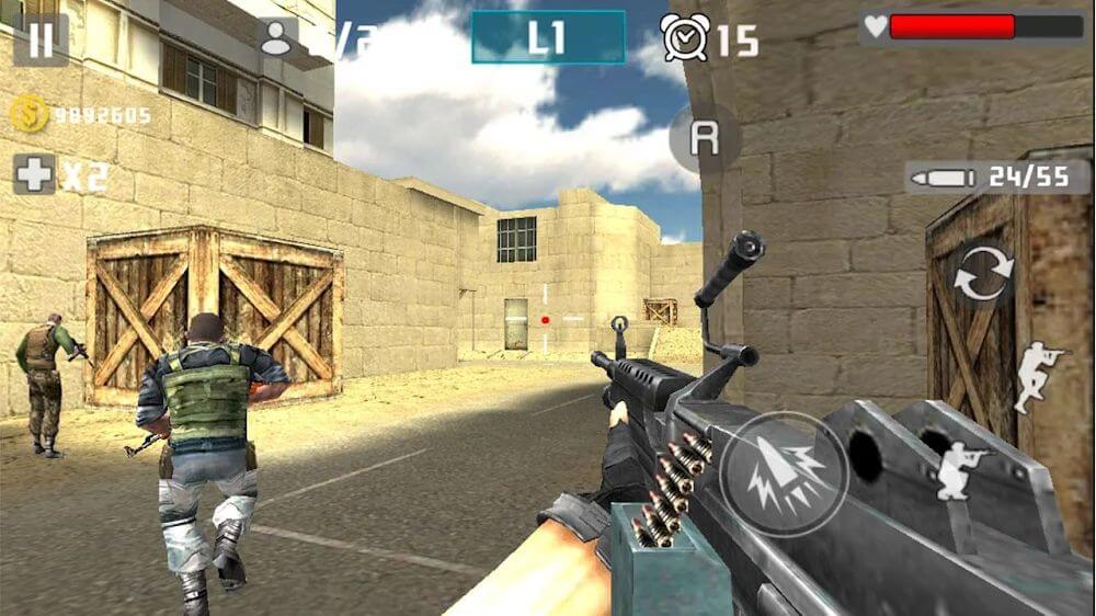 Gun Shot Fire War v2.0.7 MOD APK (God Mode, Money)