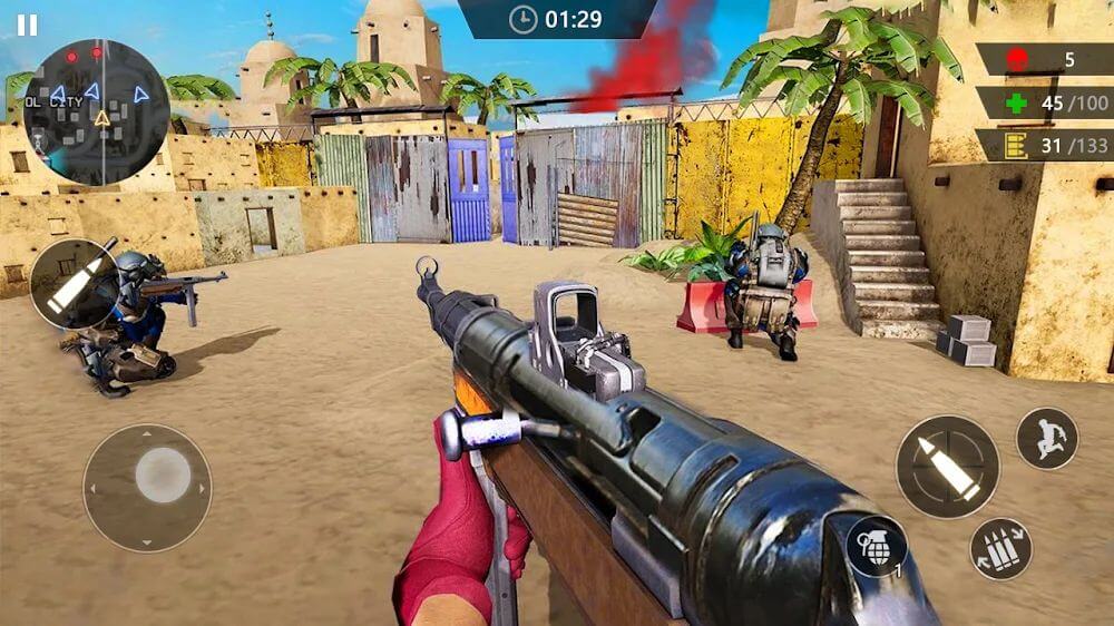 Gun Strike: Offline Shooting 3D v3.1.1 MOD APK (Unlimited Coins)