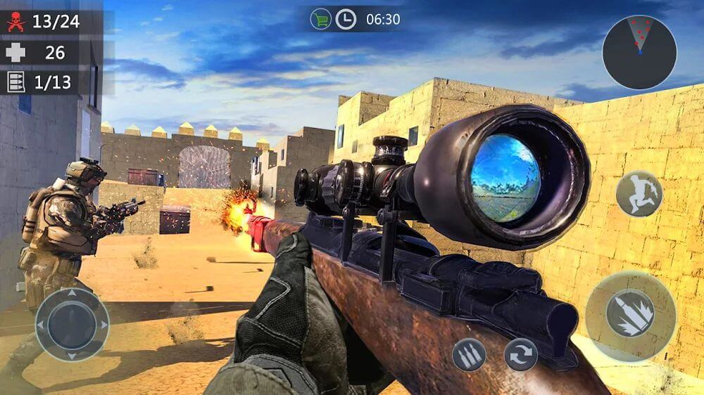 Gun Strike: Offline Shooting 3D v3.1.1 MOD APK (Unlimited Coins)