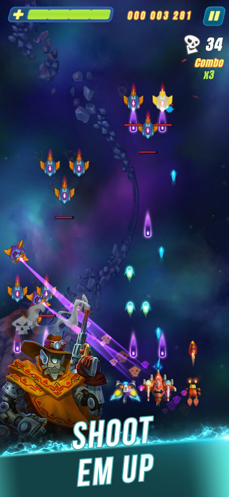 HAWK: Airplane Space v42.3.31455 MOD APK (Multi Damage, Defense)