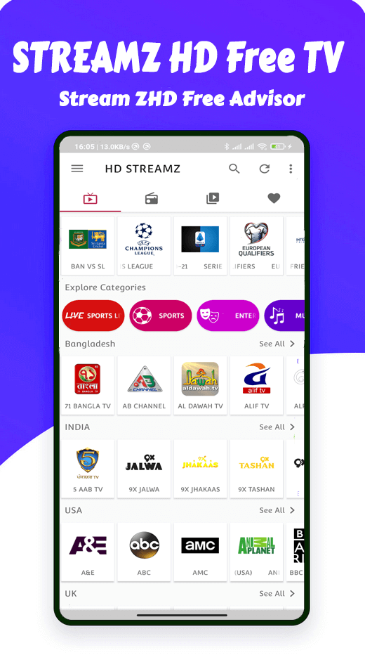 HD Streamz v3.8.8-a APK + MOD (AD Removed)