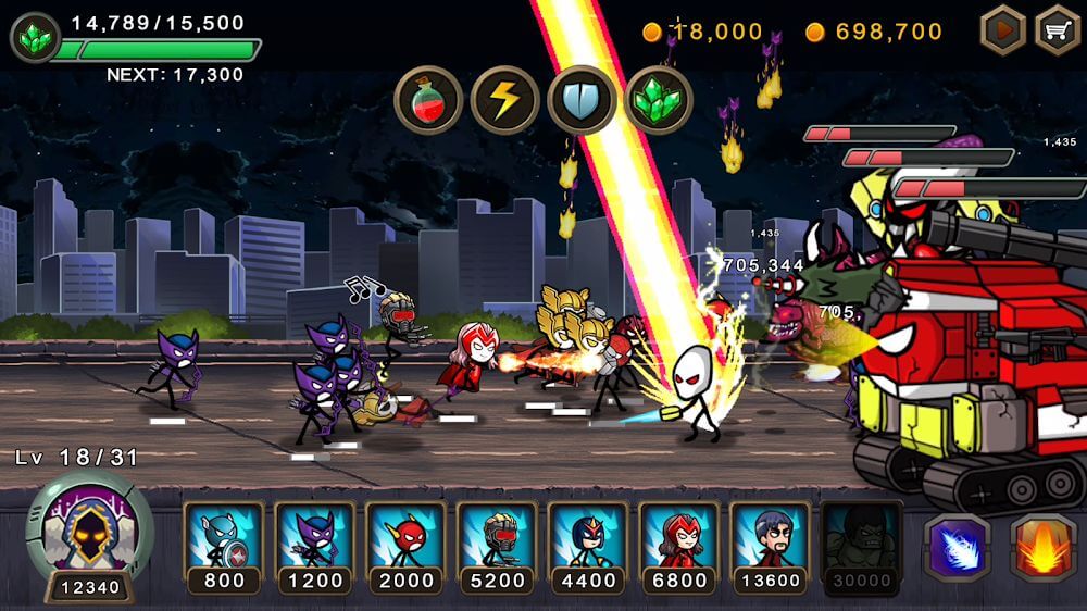 HERO WARS: Super Stickman Defense v1.1.0 MOD APK (Unlimited Money)