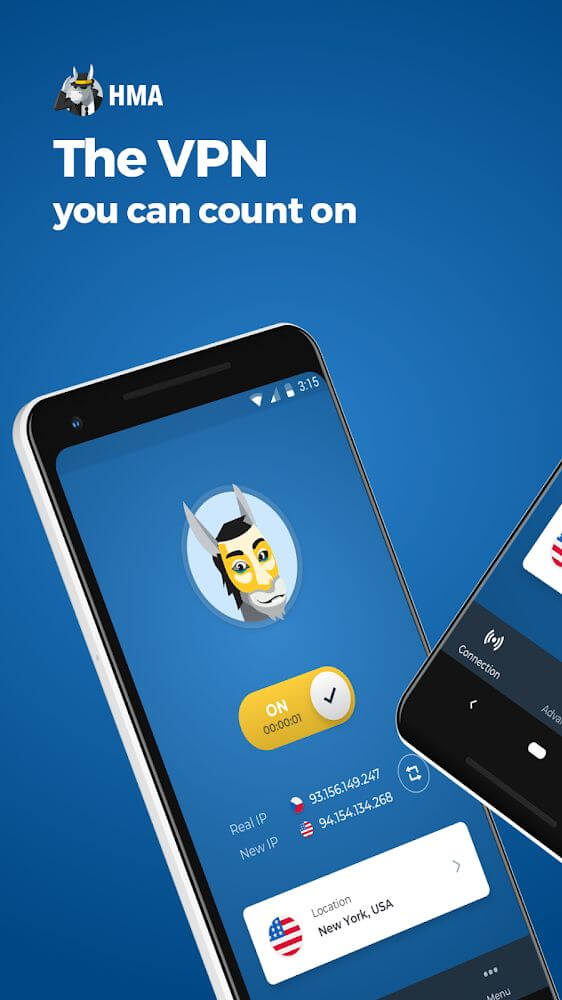 HMA VPN Proxy v5.71.6535 MOD APK (Premium Unlocked)