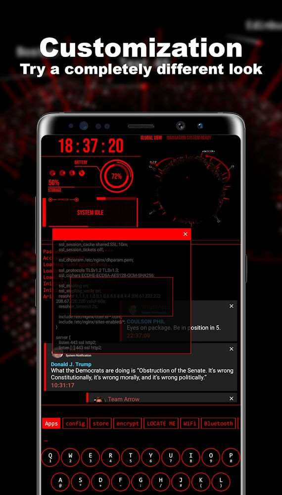 Hacker Theme Launcher v6.7.0 MOD APK (Premium Unlocked)