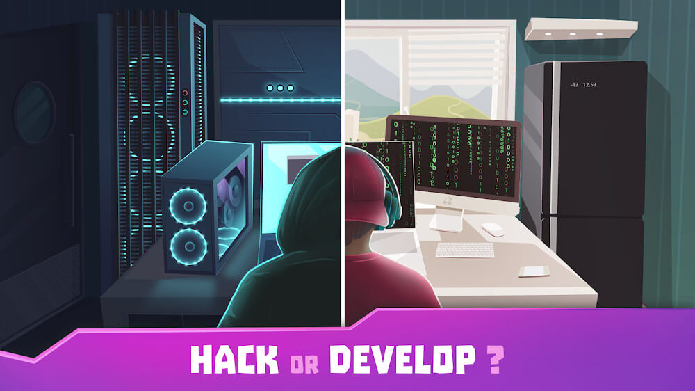 Hacker or Dev Tycoon v2.4.13 APK + MOD (Unlimited Money/VIP)