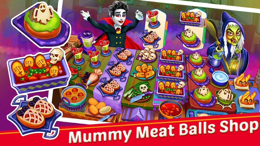 Halloween Cooking v1.8.5 MOD APK (Unlimited Money)