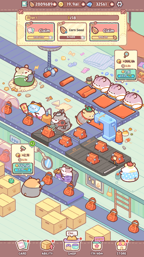 Hamster Bag Factory v1.5.6 MOD APK (Unlimited Gems)