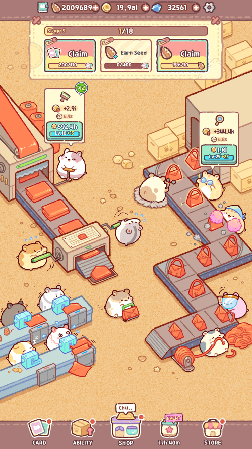 Hamster Bag Factory v1.5.6 MOD APK (Unlimited Gems)