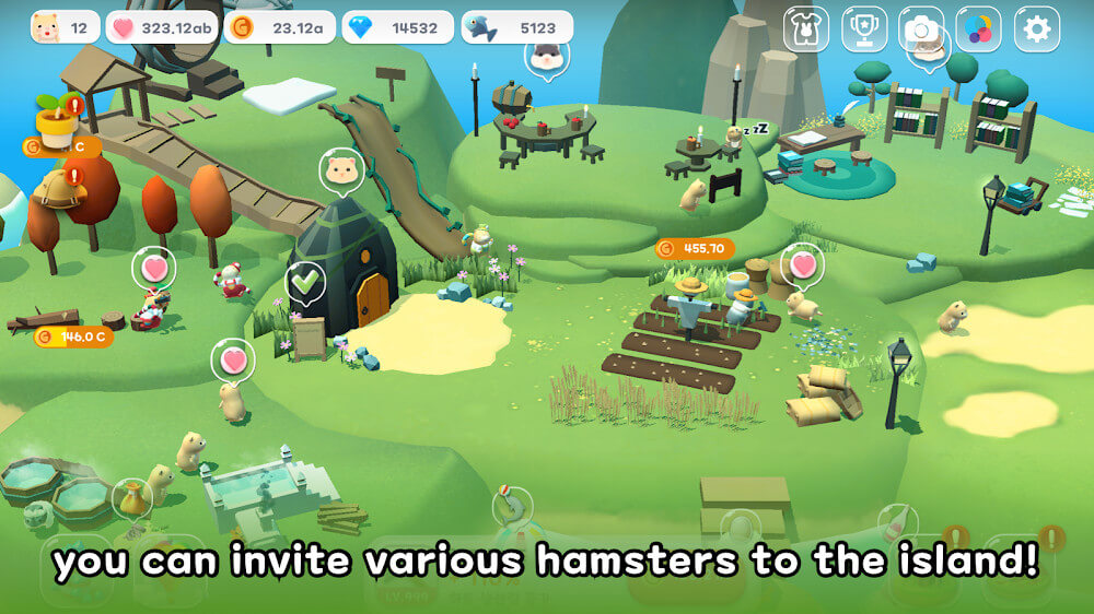 Hamster Village v1.10.10 APK + MOD (Unlimited Diamonds)