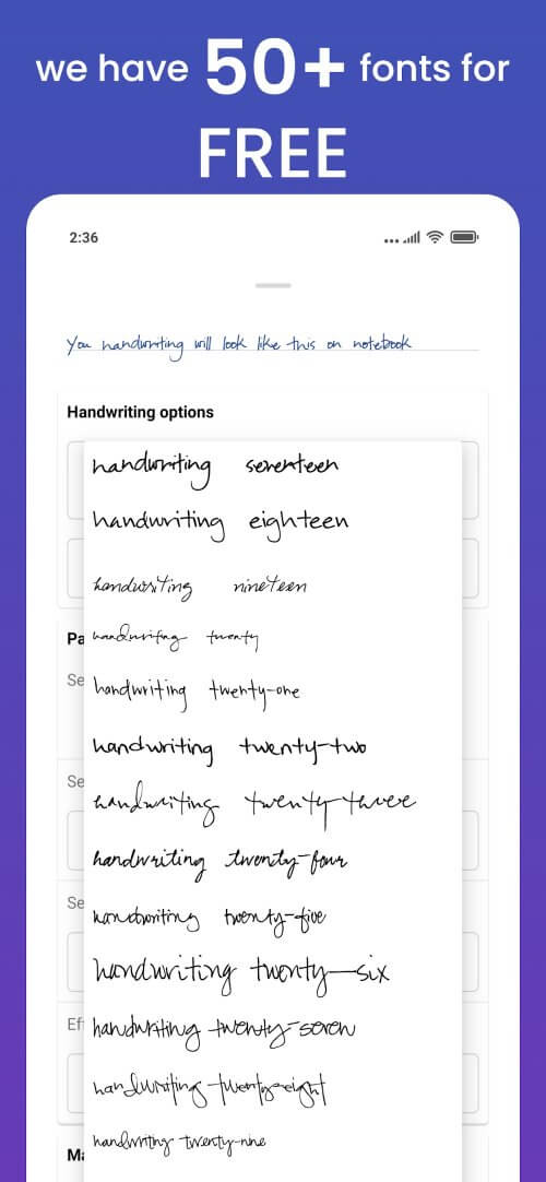 Handwriter v1.7.5 MOD APK (Premium Unlocked)