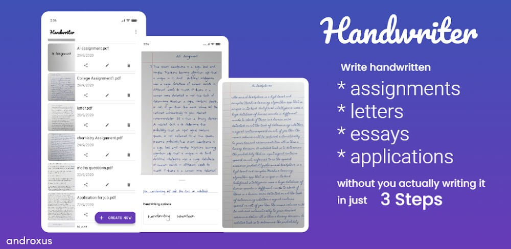 Handwriter v1.7.5 MOD APK (Premium Unlocked)