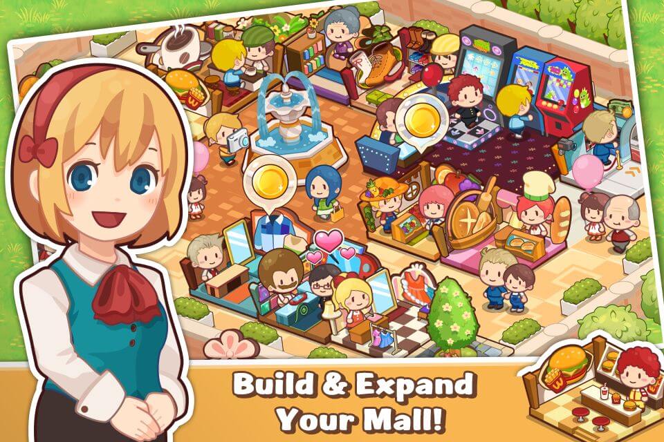 Happy Mall Story v2.3.1 MOD APK (Unlimited Diamond, Free Building, XP Multiple)